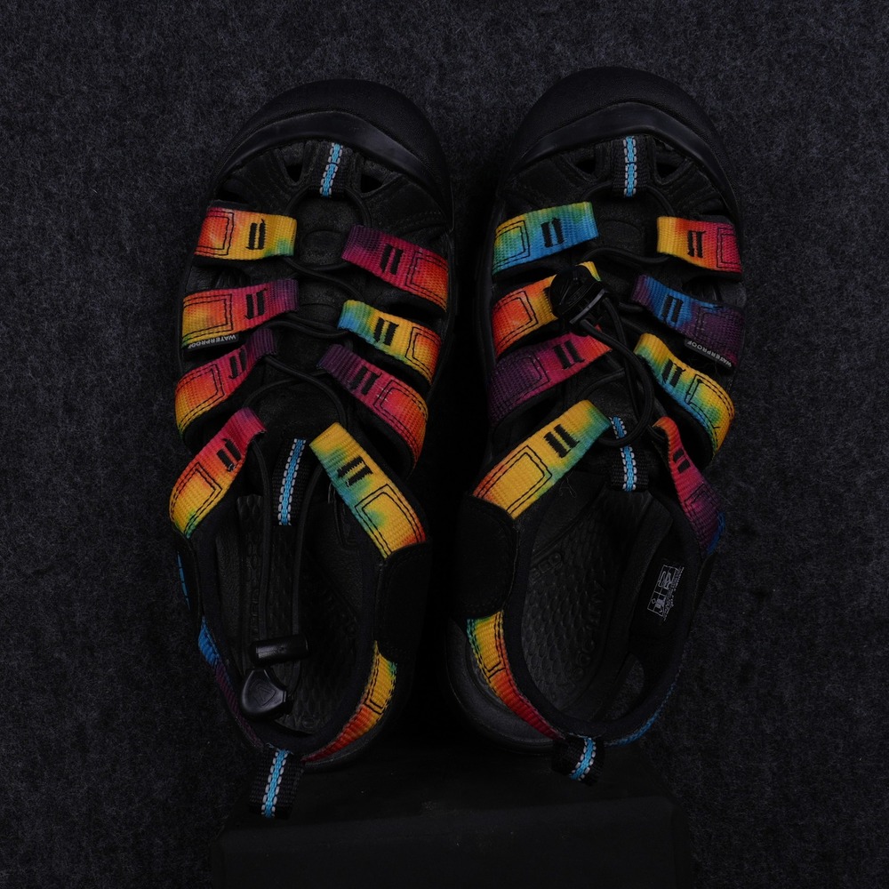 Keen Newport H2 Sandals Women 7 Rainbow Tie Dye Excellent Waterproof Hiking